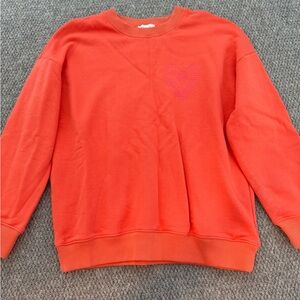 Evereve Vibrant Orange Knit Top